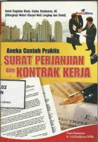 Image of Aneka contoh praktis surat perjanjian dan kontrak kerja