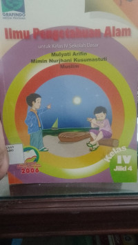 Image of Ilmu pengetahuan alam untuk kelsd IV SD ; jilid 4