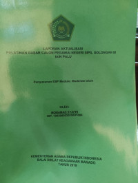 Image of Penyusunan ESP Module : Moderate Islam