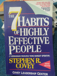 Image of The 7 Habits of Highly Efective people